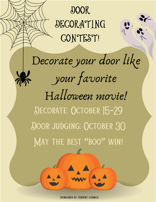 FALL DOOR DECORATING CONTEST